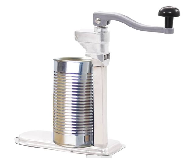 Otvarač za limenke srebrni 70 cm aluminij i nehrđajući čelik