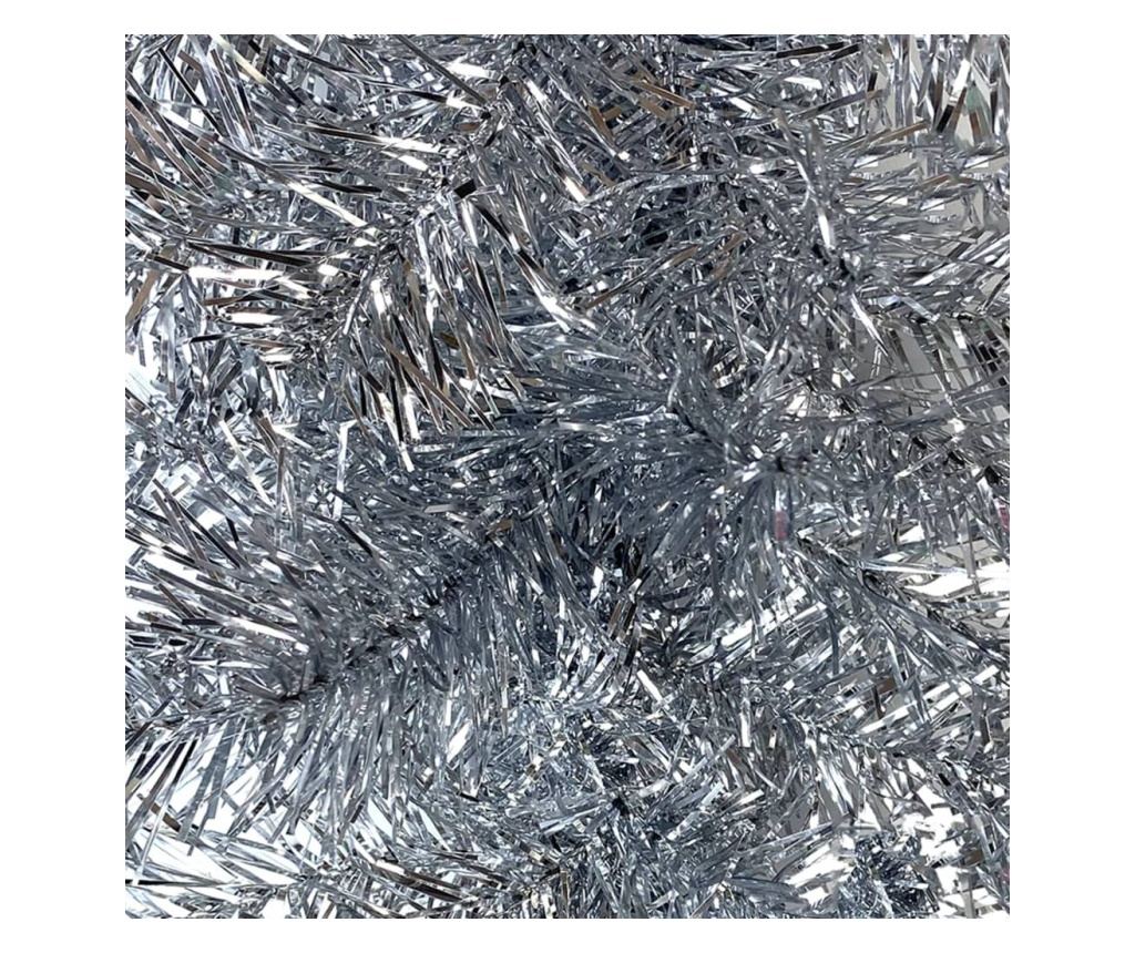 Božićna girlanda s LED svjetlima, srebrna, 10 m - 4