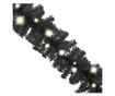 Božićna girlanda s LED svjetlima, crna, 10 m thumbnail 3