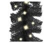 Božićna girlanda s LED svjetlima, crna, 10 m thumbnail 4