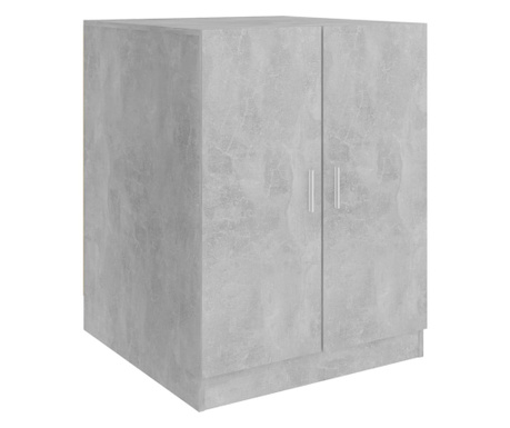 Шкаф за пералня, бетонно сив, 71x71,5x91,5 см