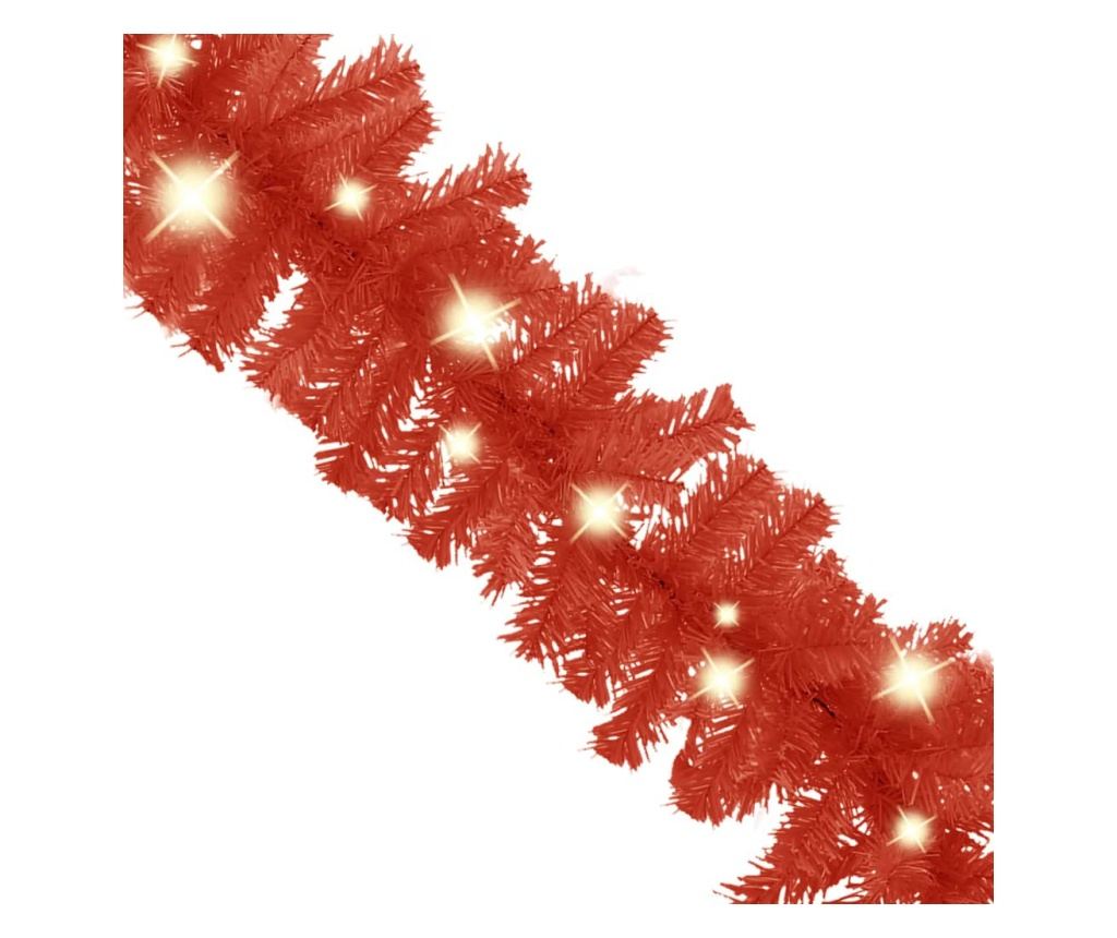 Božićna girlanda s LED svjetlima, crvena, 20 m - 4
