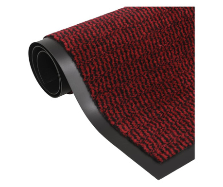 Predpražnik taftani 60x180 cm rdeč