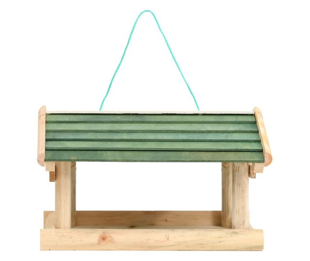 Hranitor de pasari, 35x29,5x21 cm, lemn masiv