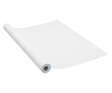 Самозалепващо фолио за мебели, бяло, 500х90 см, PVC