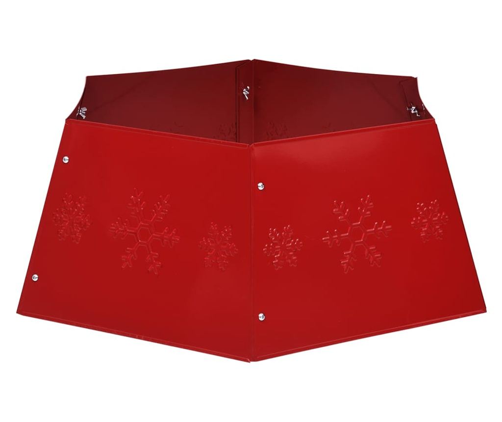 Suknja za božićno drvce, crvena, Ø68x25 cm - 5