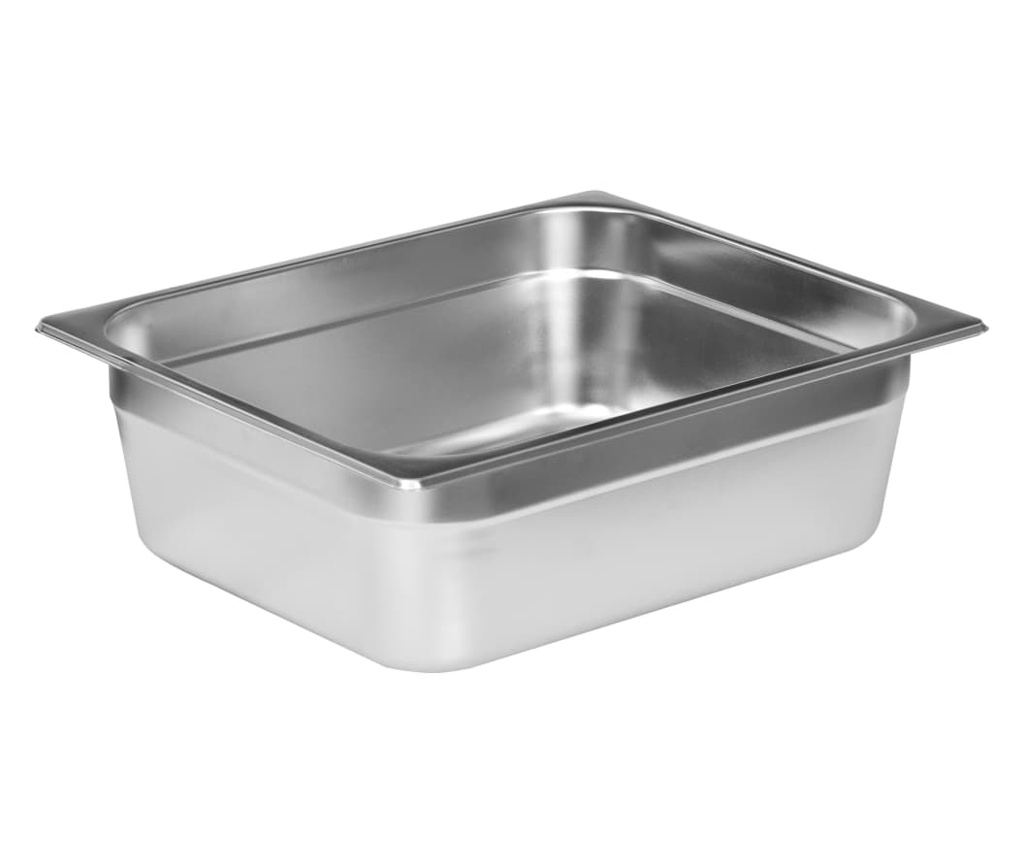 Gastronorm Bain Marie Уред за поддържане на храна топла 3 x GN 1/2 Неръждаема стомана - 9