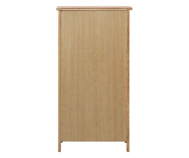 Ormarić za cipele, 76 x 37 x 105 cm, masivno hrastovo drvo