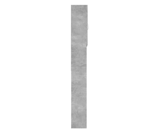 Ormarić za perilicu rublja siva boja betona 64 x 25,5 x 190 cm