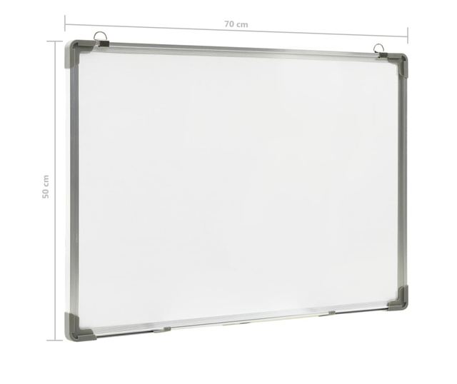 Magnetna ploča sa suhim brisanjem bijela 70 x 50 cm čelična