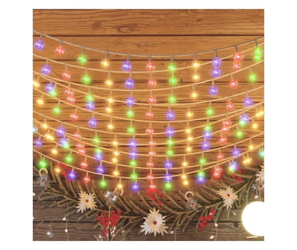Svjetleća girlanda, 200 LED-ica, višebojna, 20 m, 8 funkcija - 4