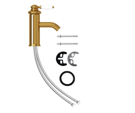 Kopalniška armatura za umivalnik zlata 130x180 mm