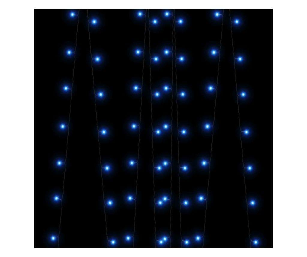Solarna svjetlosna žica, 2 kom x 200 LED dioda Plava unutarnja/vanjska - 5