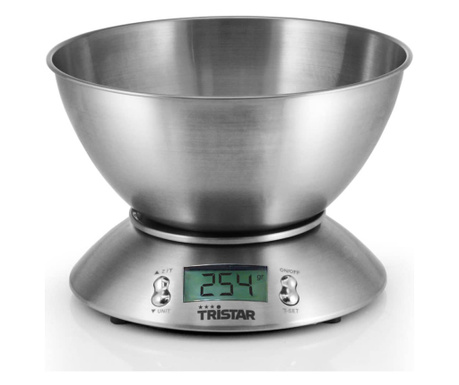 кухненска везна 5 кг с измервателна купа