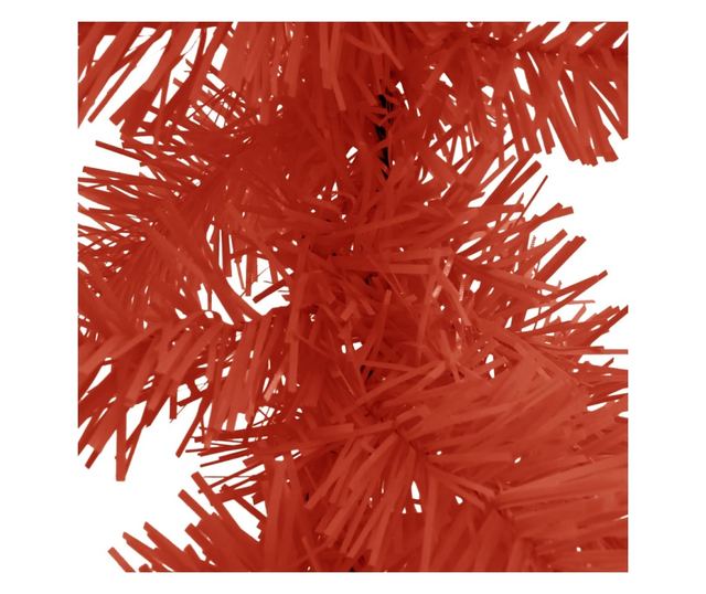 Božićna girlanda s LED svjetlima, crvena, 5 m