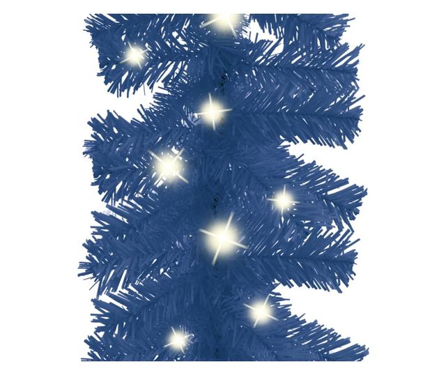 Božićna girlanda s LED svjetlima, plava, 20 m