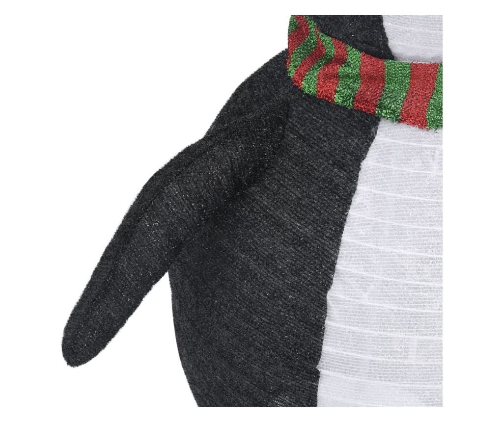 Božićni ukrasni pingvin, LED, 90 cm luksuzna tkanina - 8