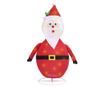 Dekorativna figura Djeda Božićnjaka, s LED-om, 120 cm, luksuzna tkanina thumbnail 2