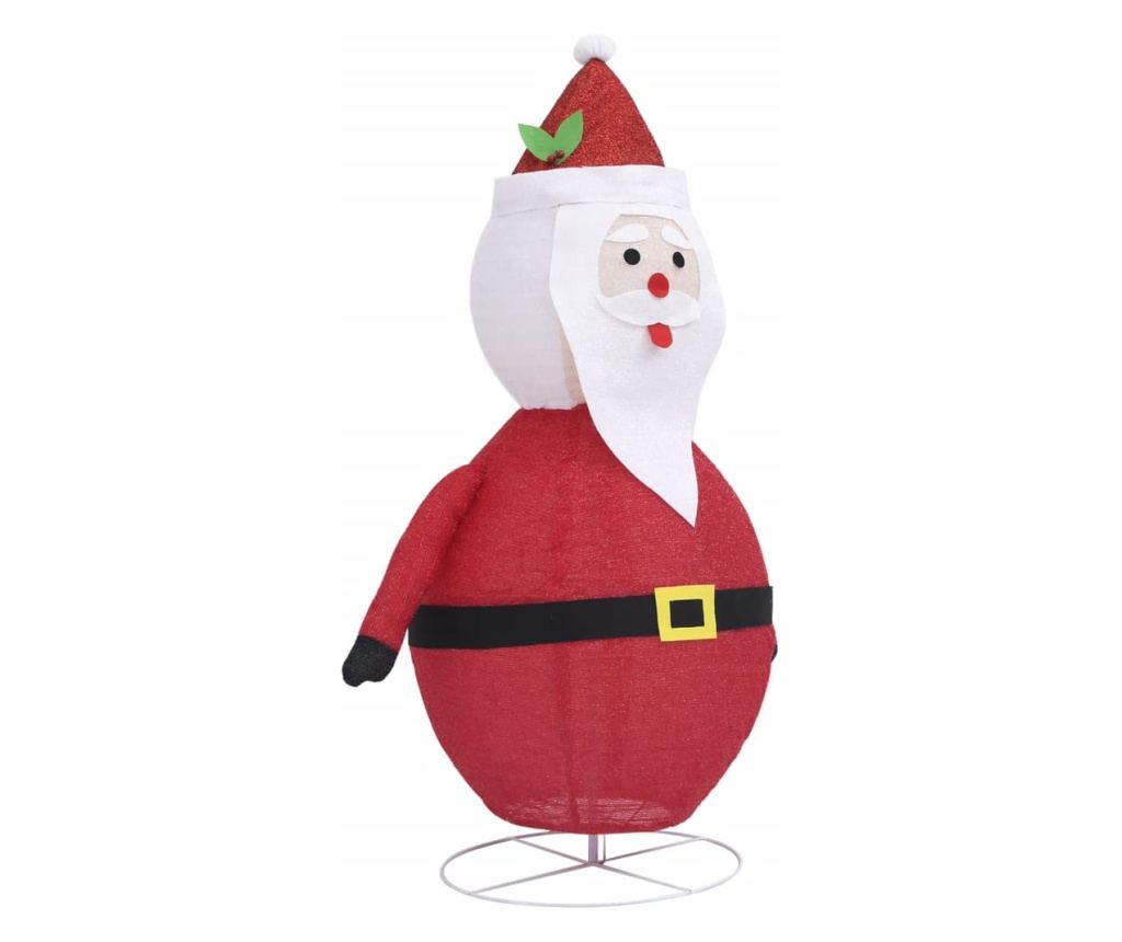 "Ukrasna figura Djeda Božićnjaka s LED-om, 60 cm, luksuzna tkanina" - 6