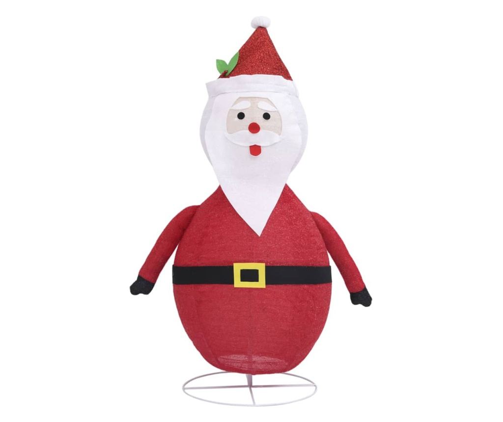 "Ukrasna figura Djeda Božićnjaka s LED-om, 60 cm, luksuzna tkanina" - 5