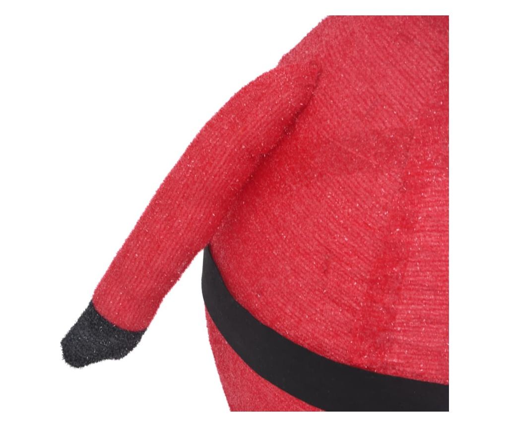 "Ukrasna figura Djeda Božićnjaka s LED-om, 60 cm, luksuzna tkanina" - 8