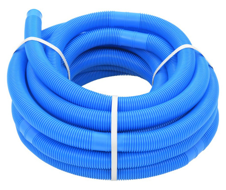 Wąż do basenu, niebieski, 32 mm, 15,4 m
