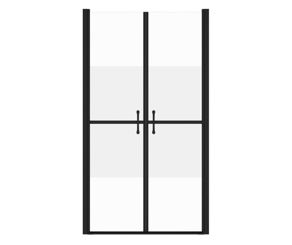 Врата за душ, полуматирано ESG стъкло, (98-101)x190 см - 5