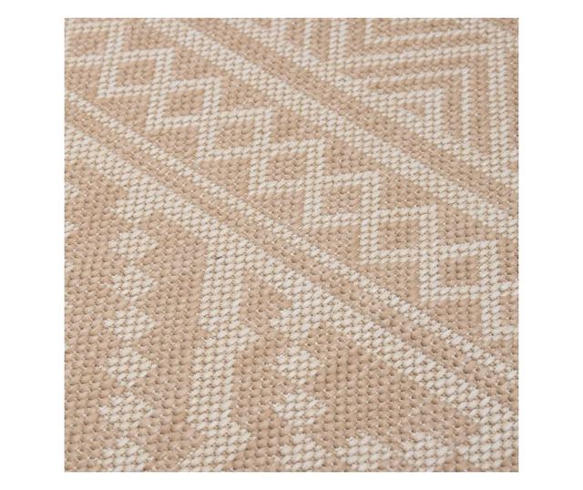 Външна пътека, кафяви райета, 160x230 см, тъкана