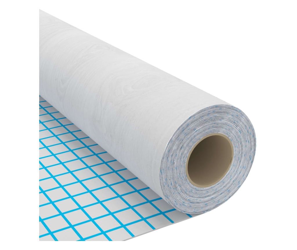 Samolepilne folije za vrata 4 kosi bel les 210x90 cm PVC - Vivre