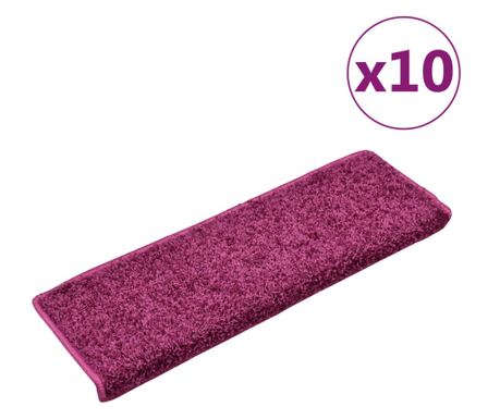 Стелки за стъпала, 10 бр, 65x25 см, виолетови
