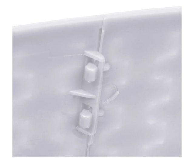 Krug za božićno drvce, bijeli, Ø65x19,5 cm