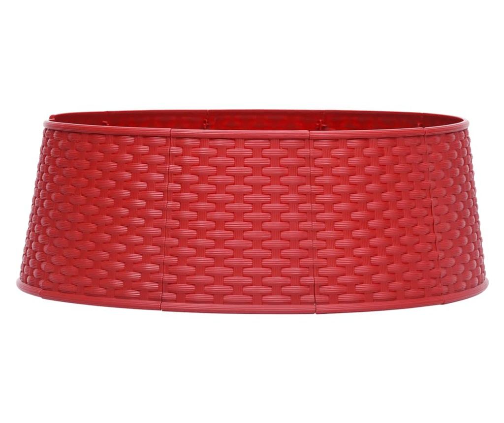 Suknja za božićno drvce, crvena, Ø54x19,5 cm - 2