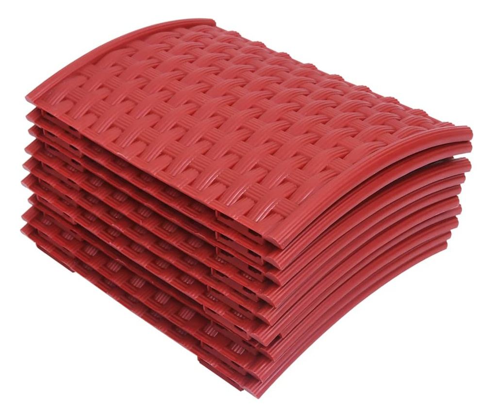 Suknja za božićno drvce, crvena, Ø54x19,5 cm - 4