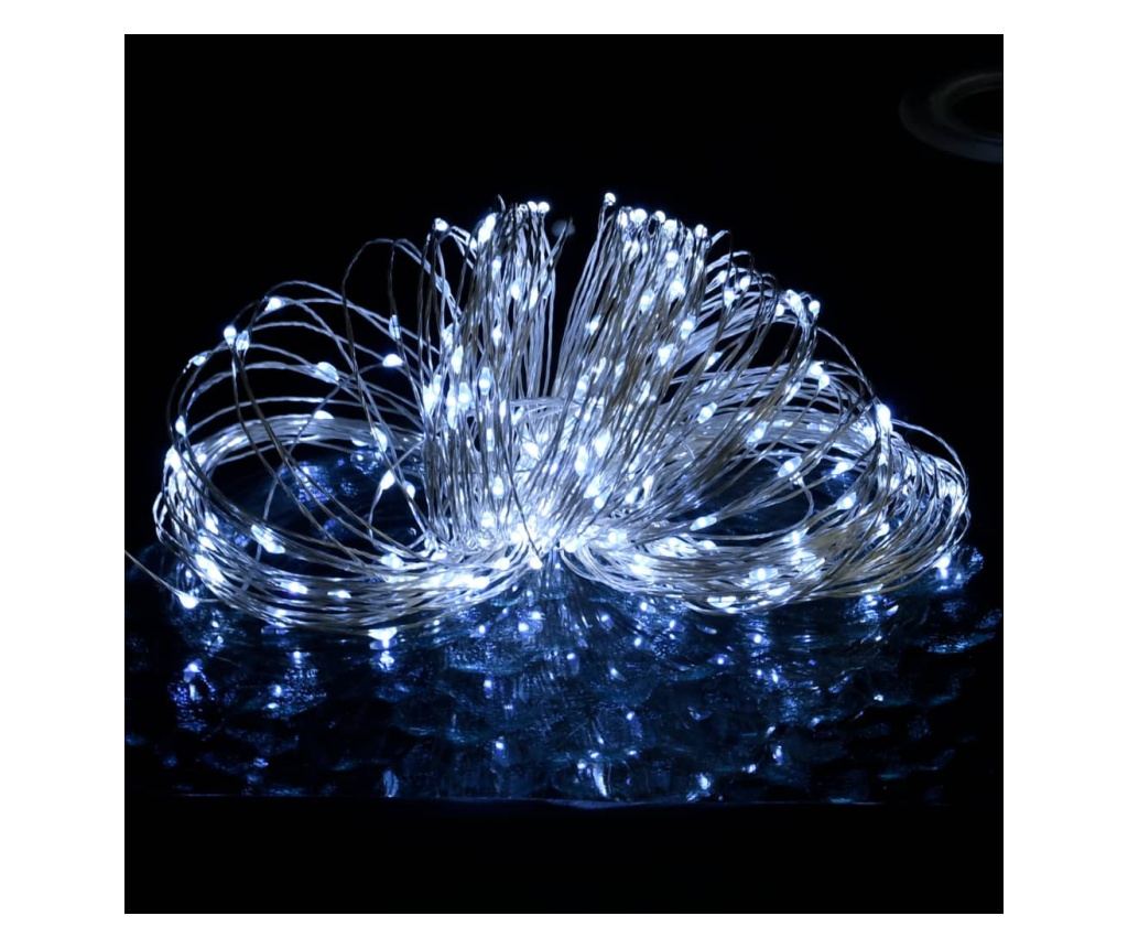Инсталация със 150 LED светлини, студено бяло, 15 м - 3