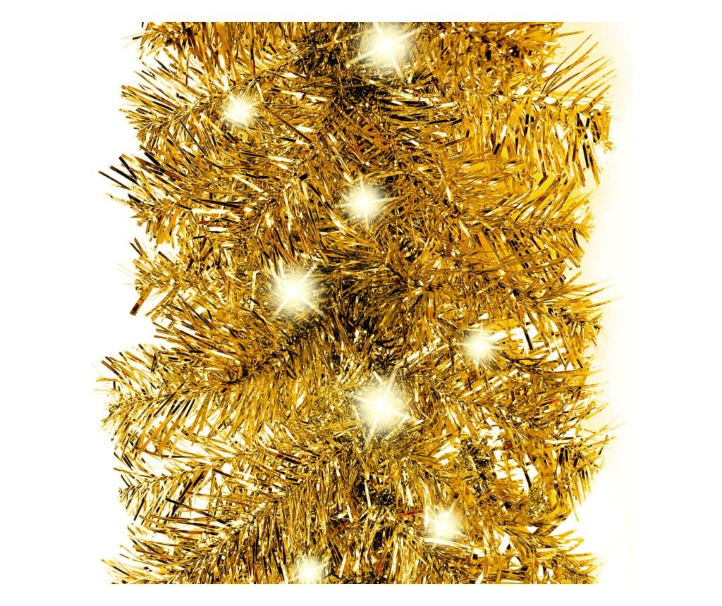 Božićna girlanda s LED svjetlima, zlatna, 10 m - 3