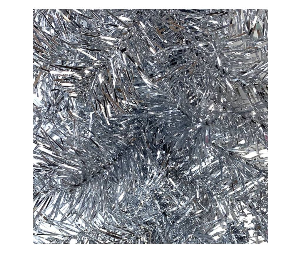 Božićna girlanda s LED svjetlima, srebrna, 5 m - 4