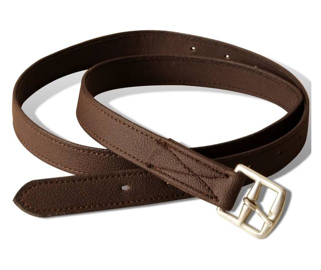 Sedlo za Jahanje Komplet 17,5 " od Prave Kože Smeđe 18 cm 5 u 1
