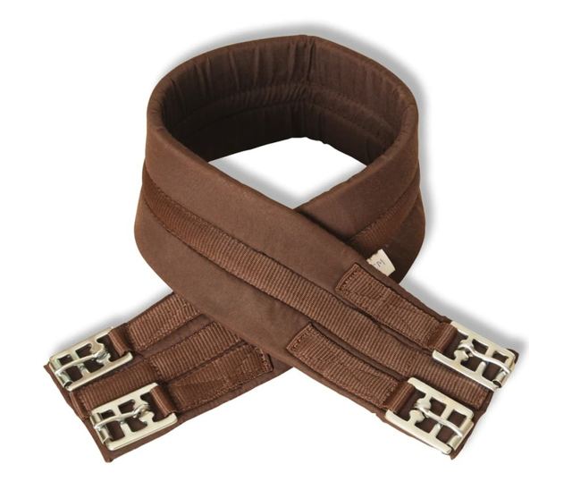 Sedlo za Jahanje Komplet 17,5 " od Prave Kože Smeđe 18 cm 5 u 1
