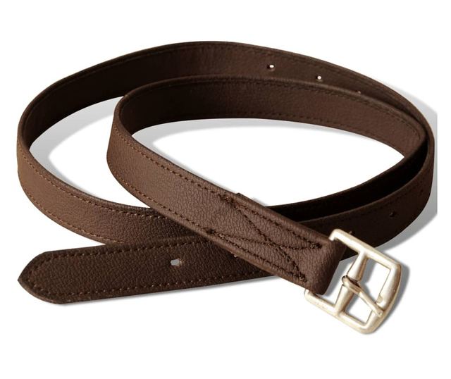 Sedlo za Jahanje Komplet 16" od Prave Kože Smeđe 14 cm 5 u 1