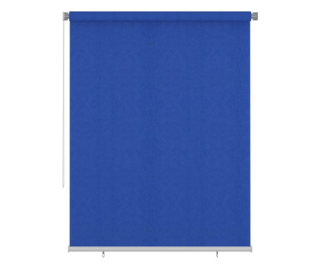 Jaluzea tip rulou de exterior, albastru, 180x230 cm, HDPE