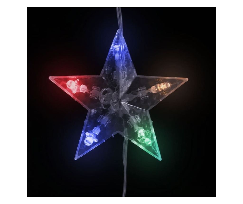 Instalacija svjetla tip zavjese zvijezde 200 LED višebojna 8 funkcija - 6