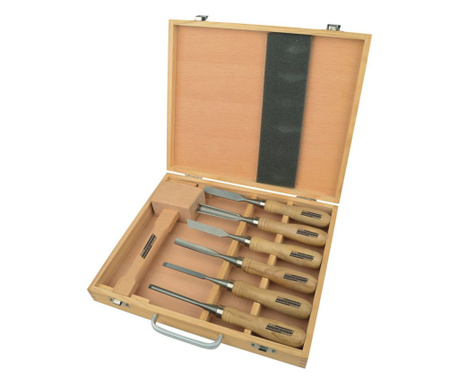 Комплект инструменти за дърворезба, 7 части, 66107