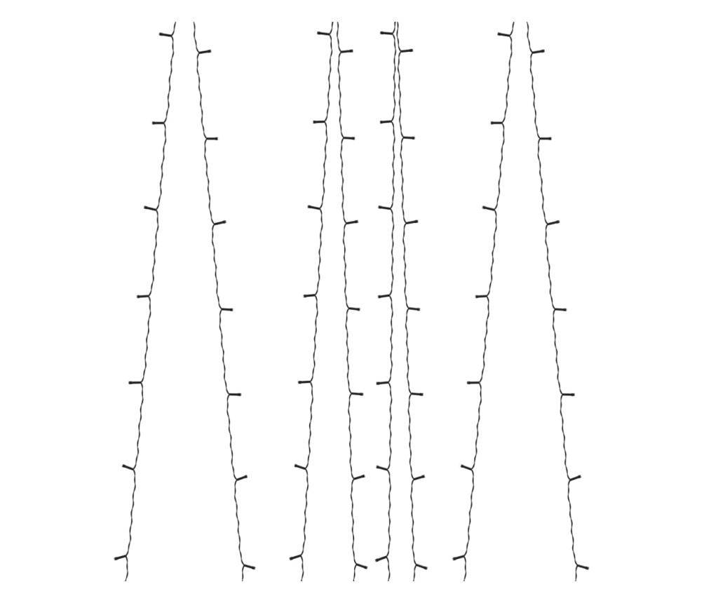 Solarna svjetlosna žica, 2 kom x 200 LED višebojna unutarnja/vanjska - 6