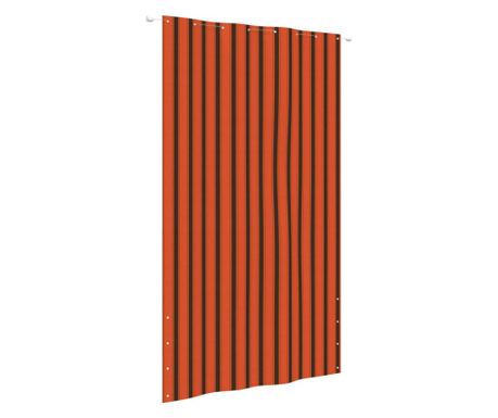 Balkonsko platno oranžno in rjavo 160x240 cm tkanina Oxford