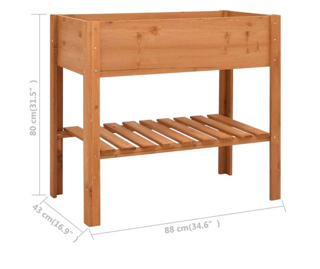 Sadilica od jelovine 88 x 43 x 80 cm