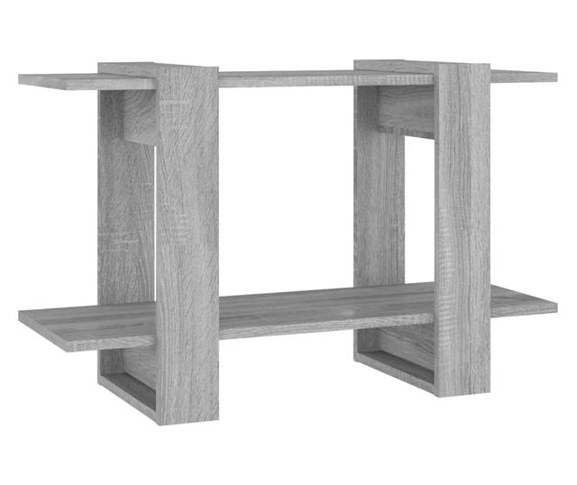 Polica/pregrada za sobu, siva sonoma, 80x30x51 cm