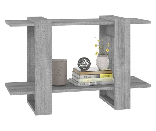 Polica/pregrada za sobu, siva sonoma, 80x30x51 cm