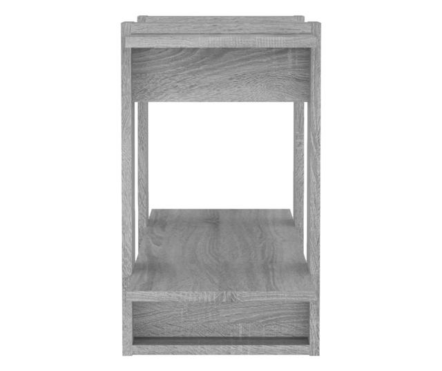 Polica/pregrada za sobu, siva sonoma, 80x30x51 cm