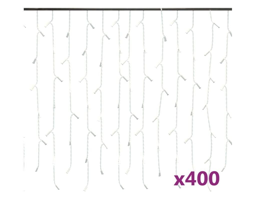 Svjetla za zavjese tipa led 400 LED-ova hladno bijela 8 funkcija 10 m - 2