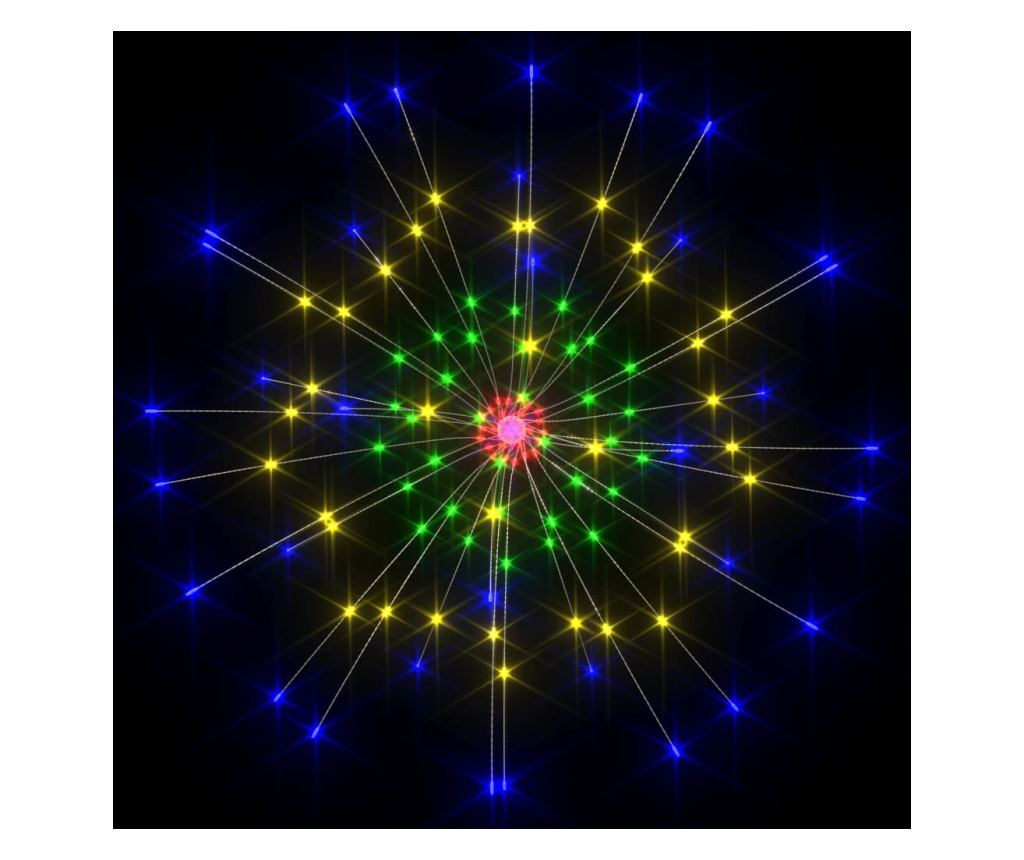 Božićne svjetiljke s vatrometom, 4 kom., 560 LED, šarene, 20 cm - 5